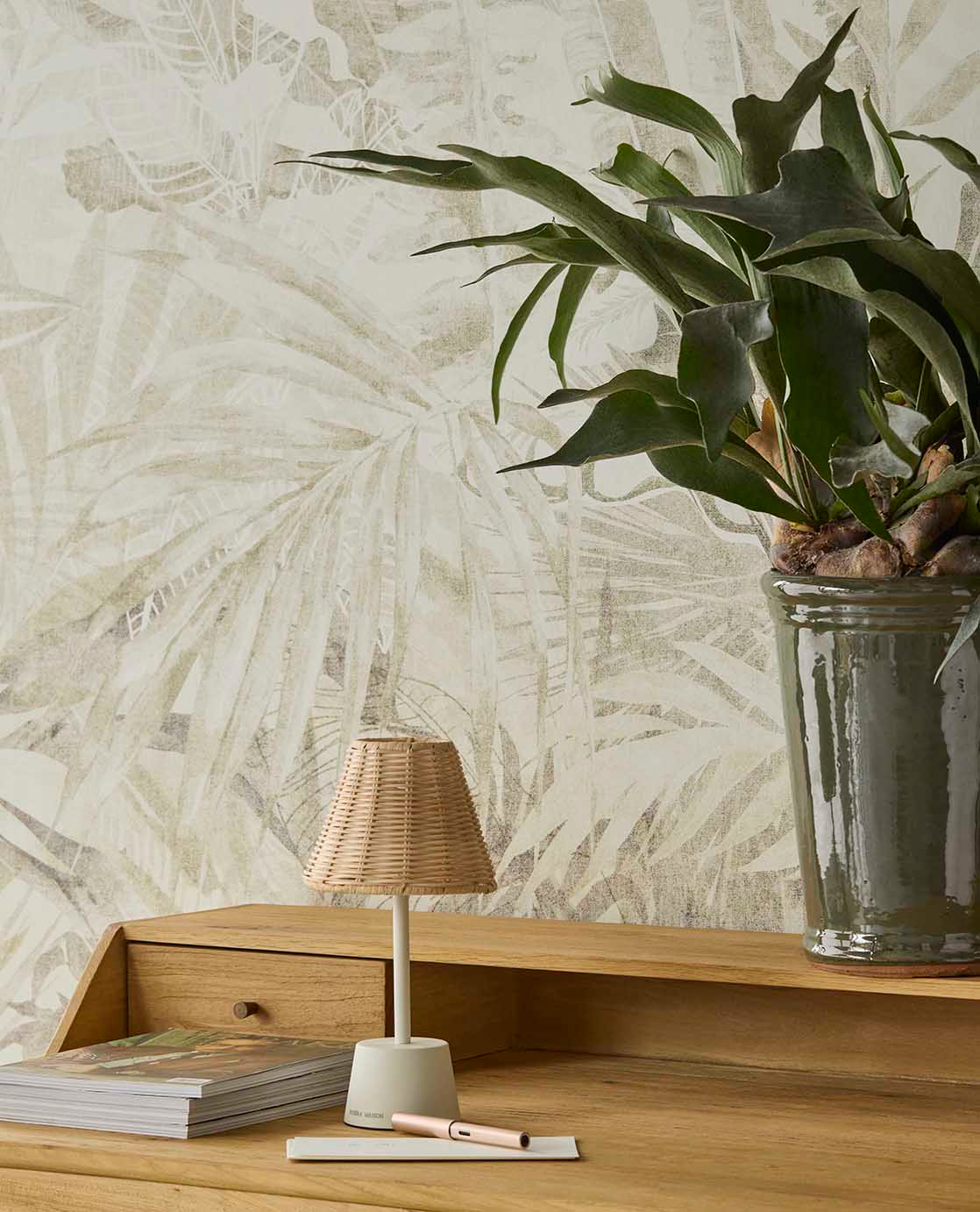 Wandbild Linen Leaves - 350706