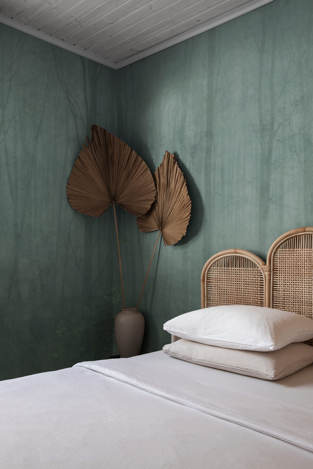Wandbild Skog - Forest Green