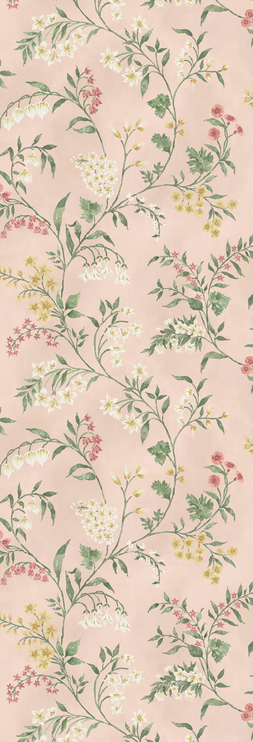 Tapete Almora - Pink/ Yellow/ Sage