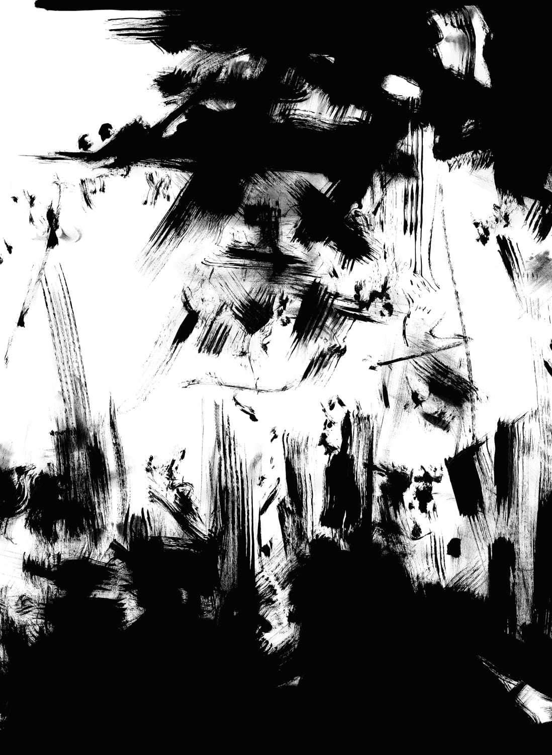 Wandbild Structure - Graphite