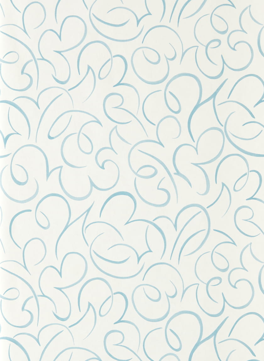 Tapete Flo Swirl - Cornflower
