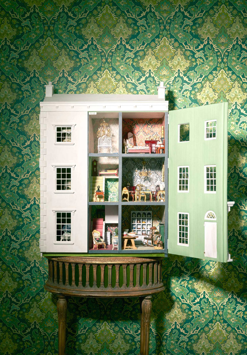 Tapete Pushkin - Emerald Green & Lime