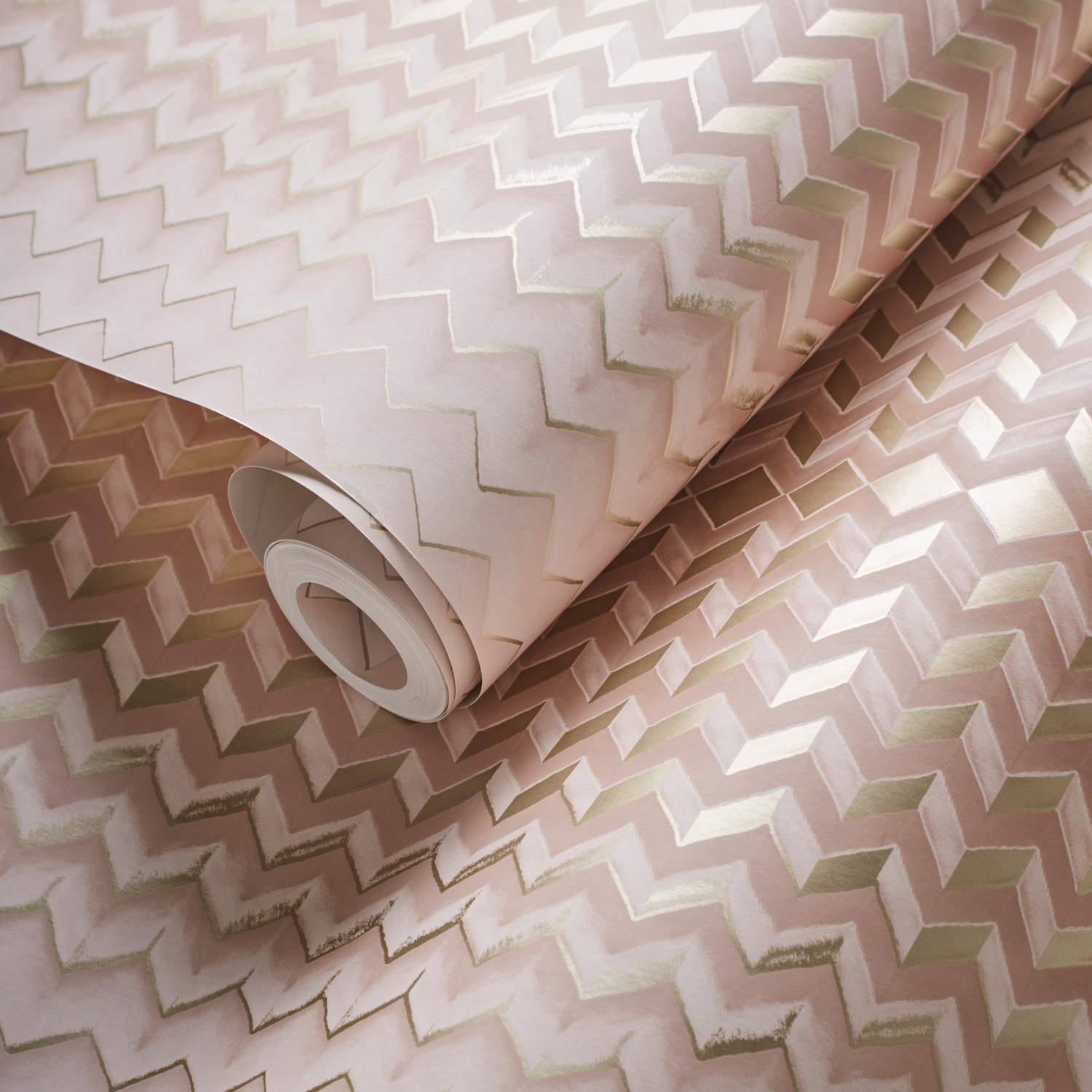 Tapete Fragment - Blush / Gold
