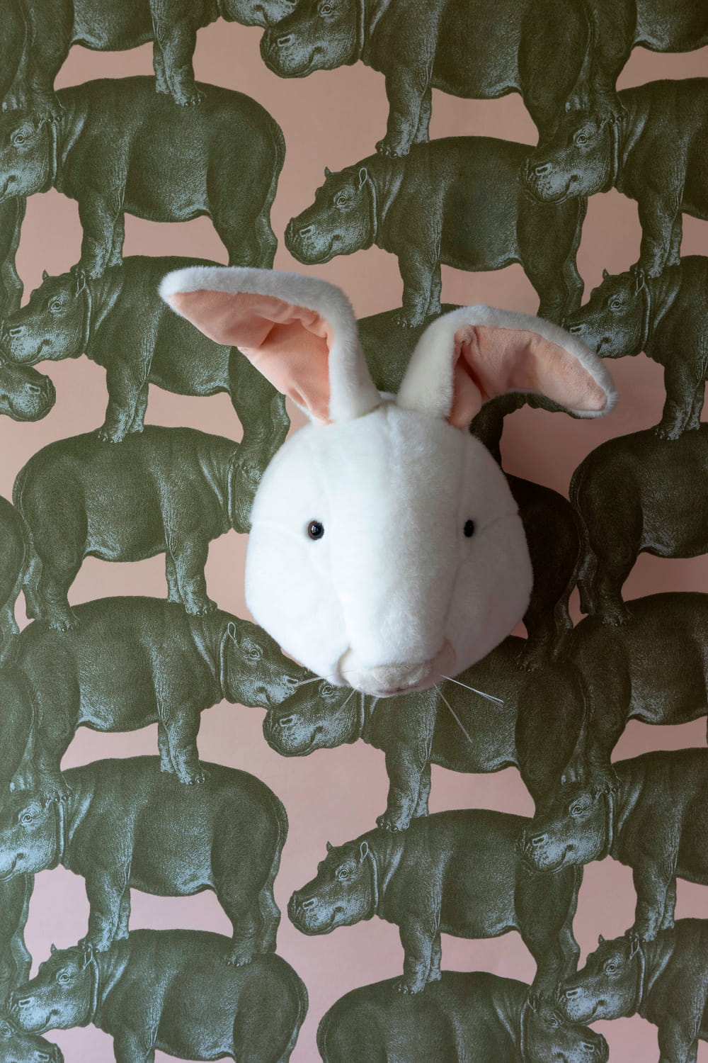 Papier peint Hippo - Pink