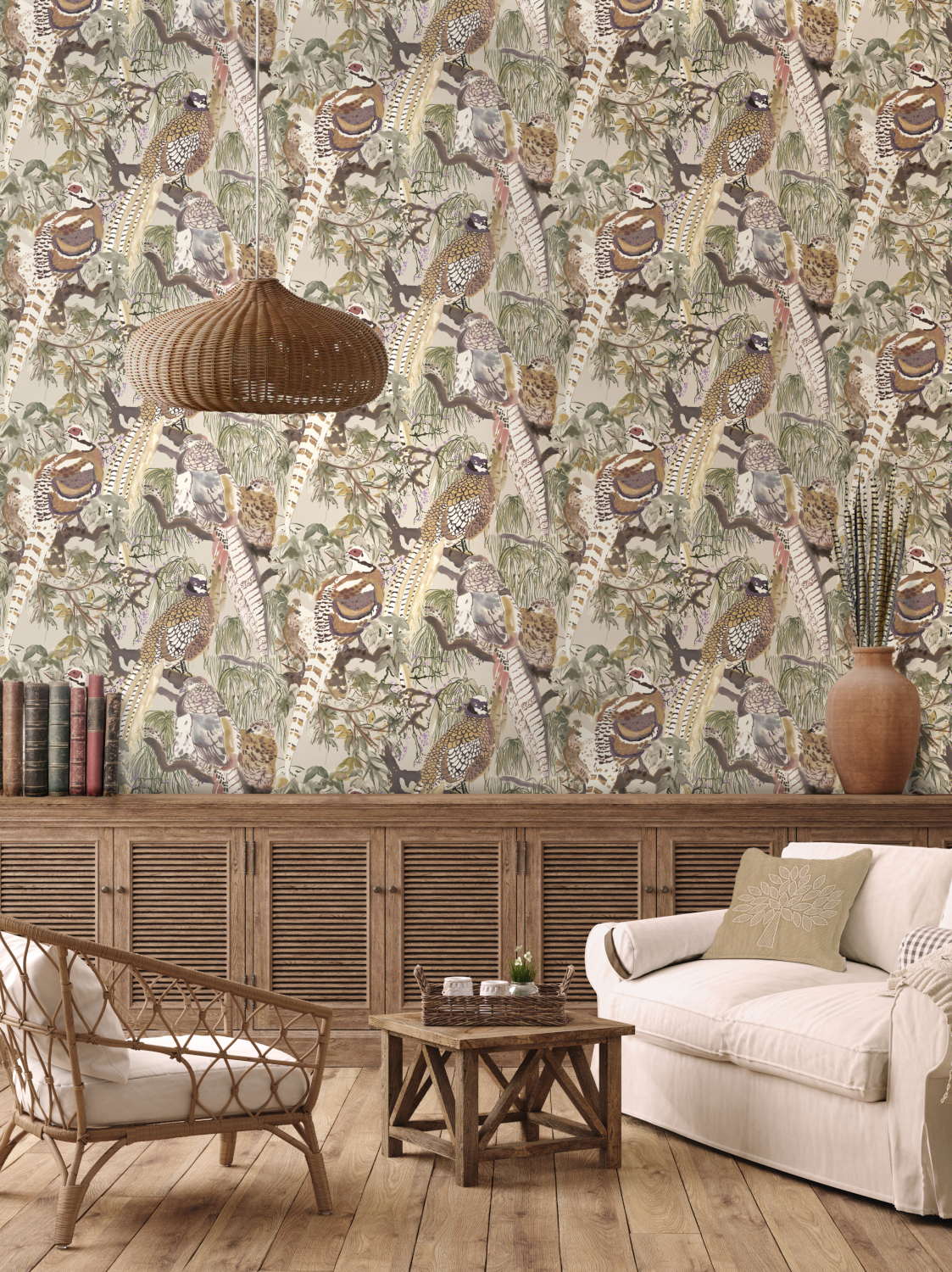 Tapete Game Birds - Antique