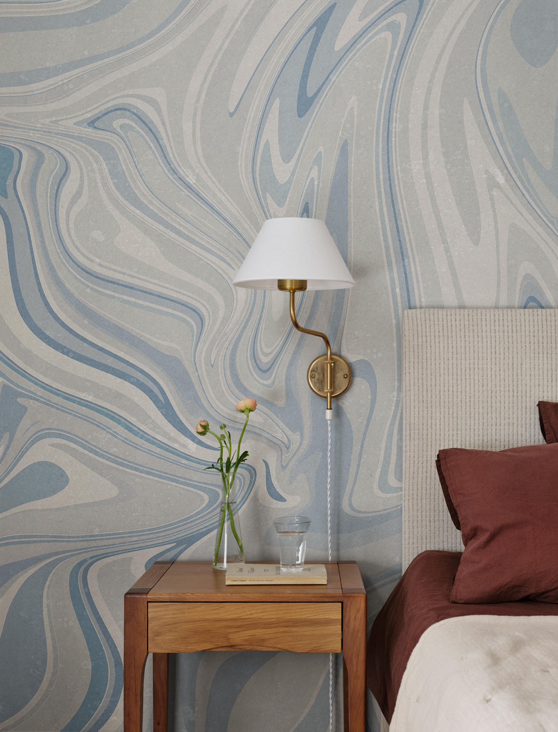 Wandbild Klint - Misty Blue