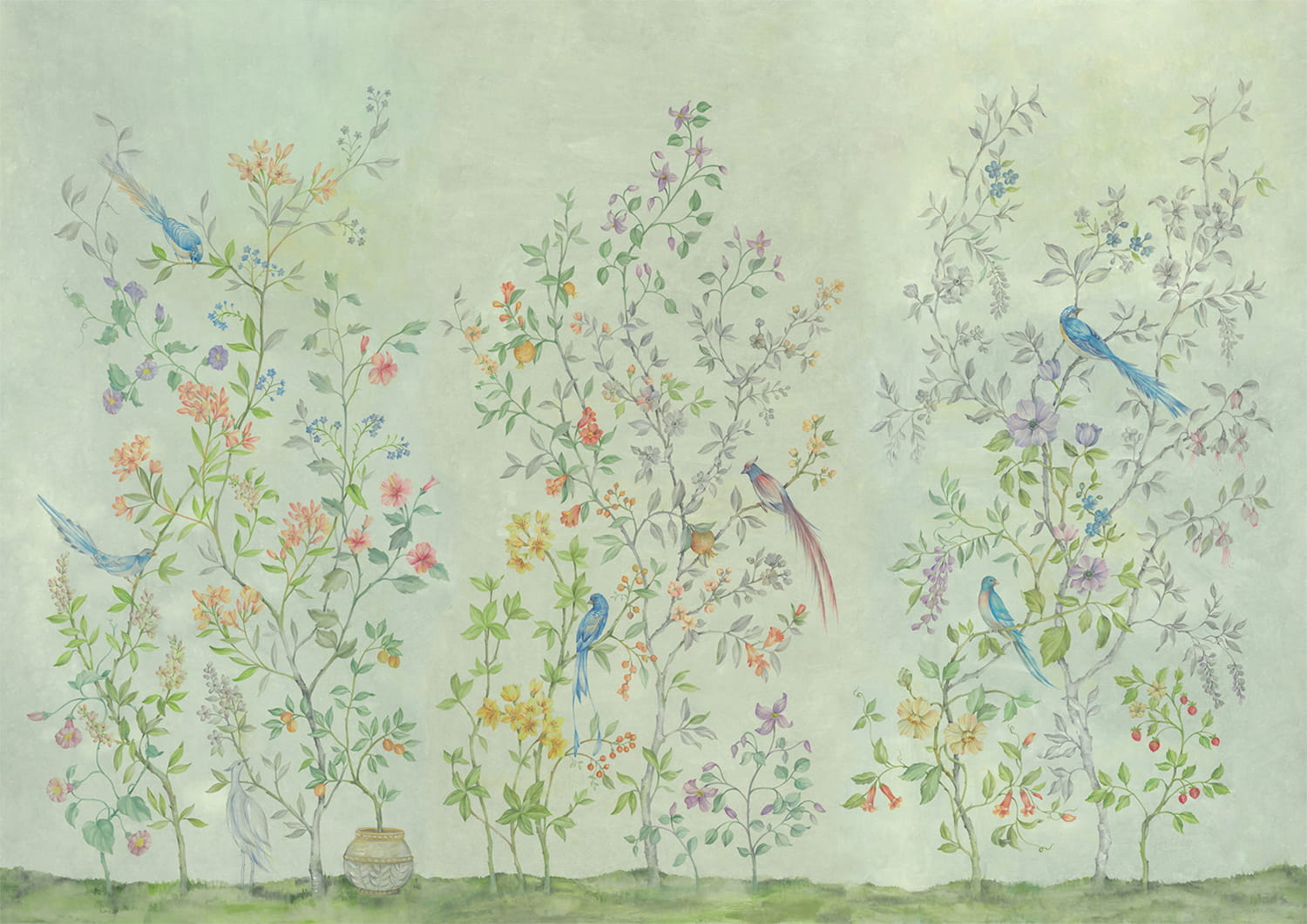 Wandbild Tea Garden - green