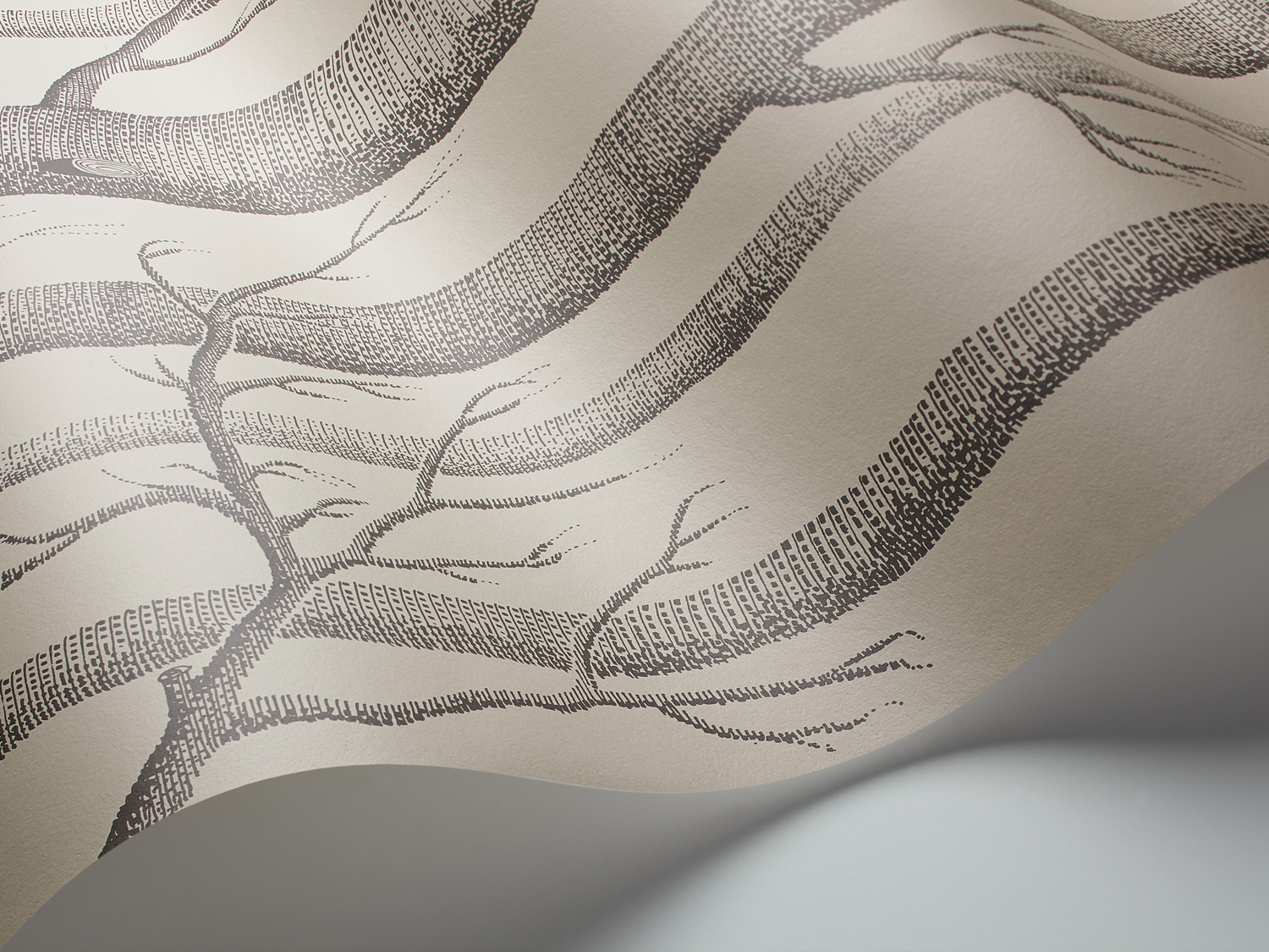 Tapete Woods - Linen/ Charcoal