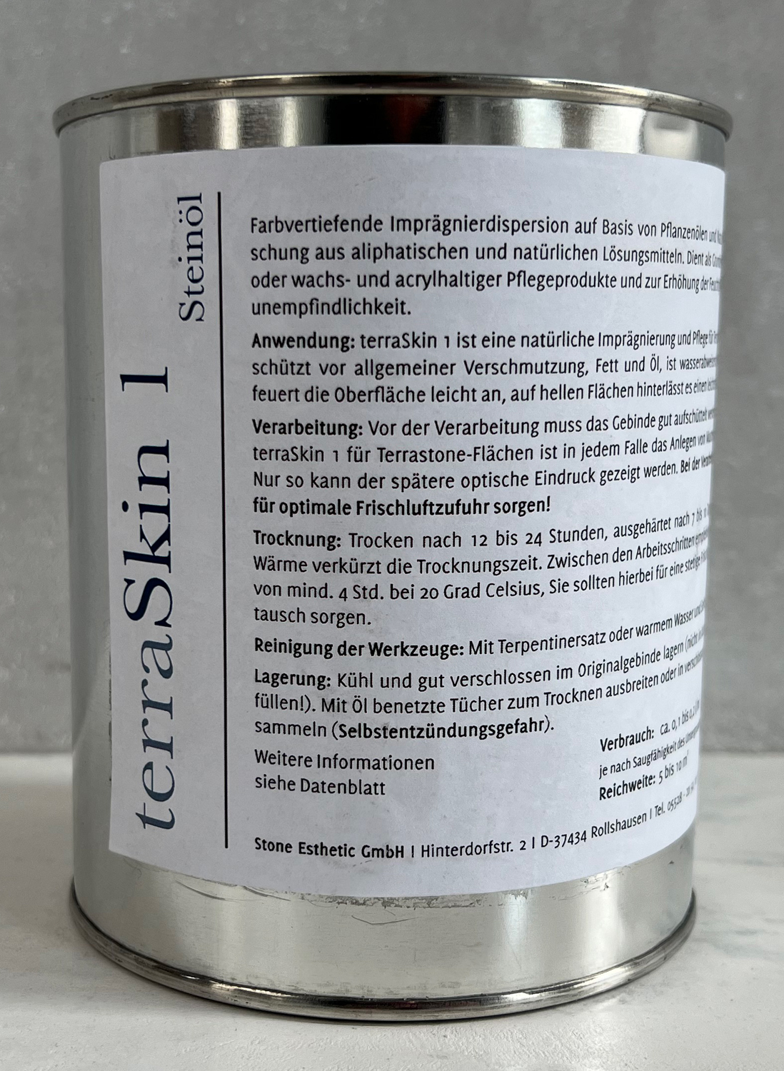 terraskin 1 - Steinöl - 1l