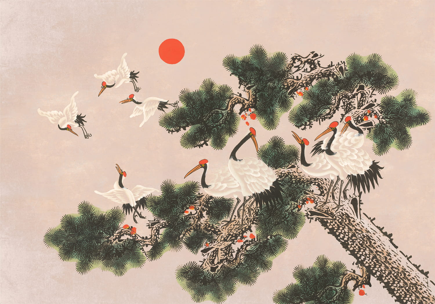 Wandbild Ukiyo - Rose