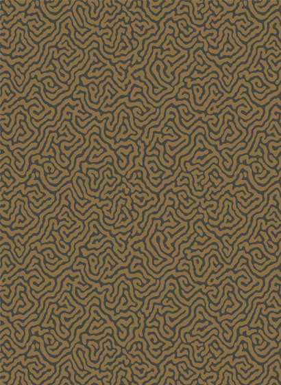 Tapete Vermicelli - black/ bronze