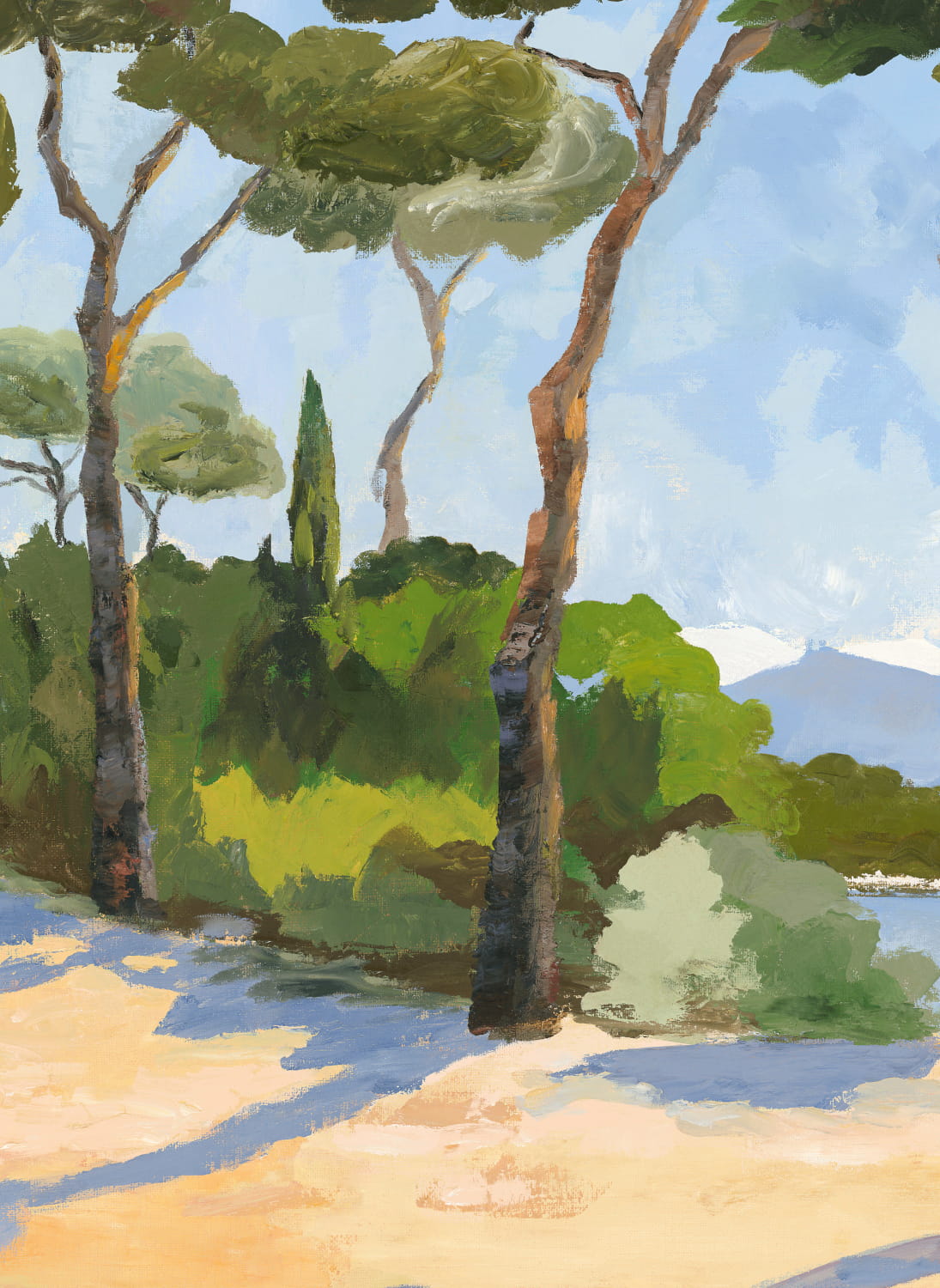 Wandbild Lérins - Panel B