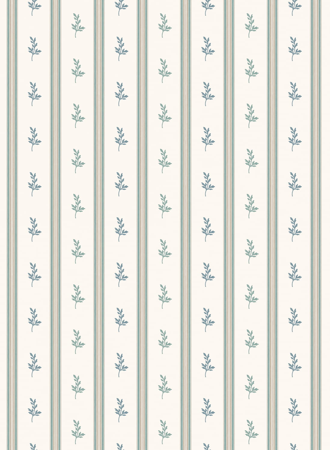 Tapete Anduze - Aqua/ Beige