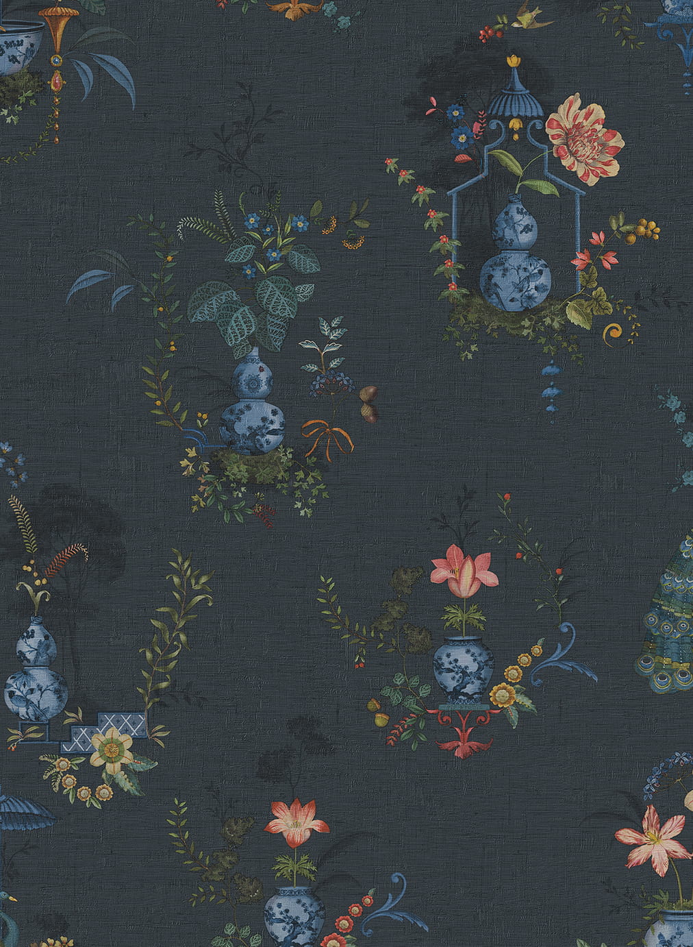 Tapete Chinese Porcelain - Dark Blue