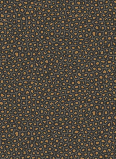 Tapete Senzo Spot - Charcoal/ Gold