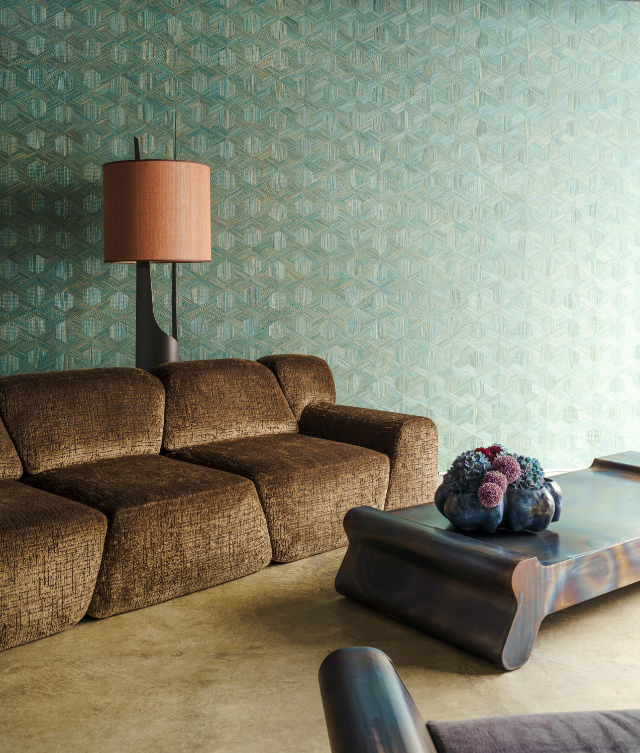 Tapete Reflect - turquoise