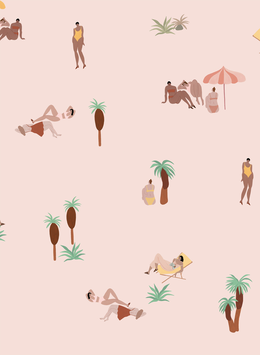 Tapete One Day At The Beach - 8000040N