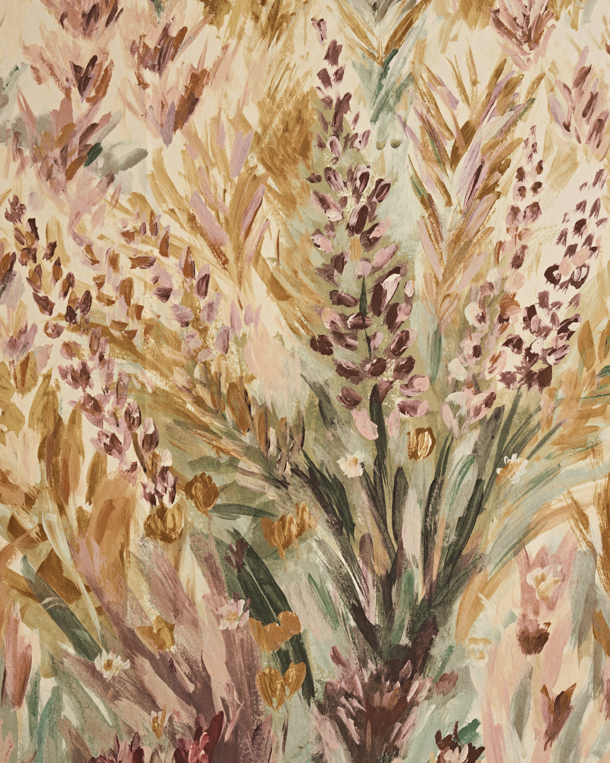 Carta da parati panoramica Wildbloom - Mineral/ Blush