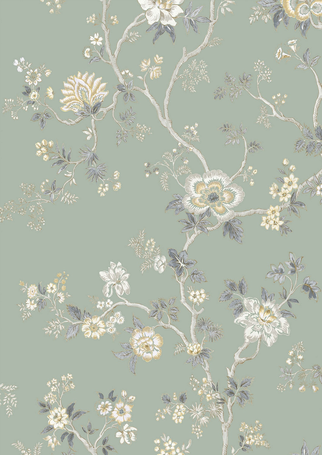 Tapete Indienne - Green Glaze