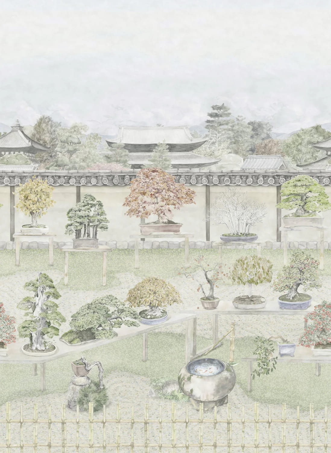 Tapete Bonsai Garden - Vivid
