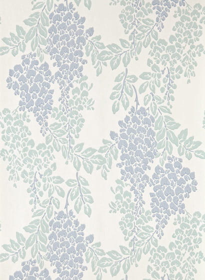 Tapete Wisteria - Pointing/ Theresa's Green/ Parma Gray