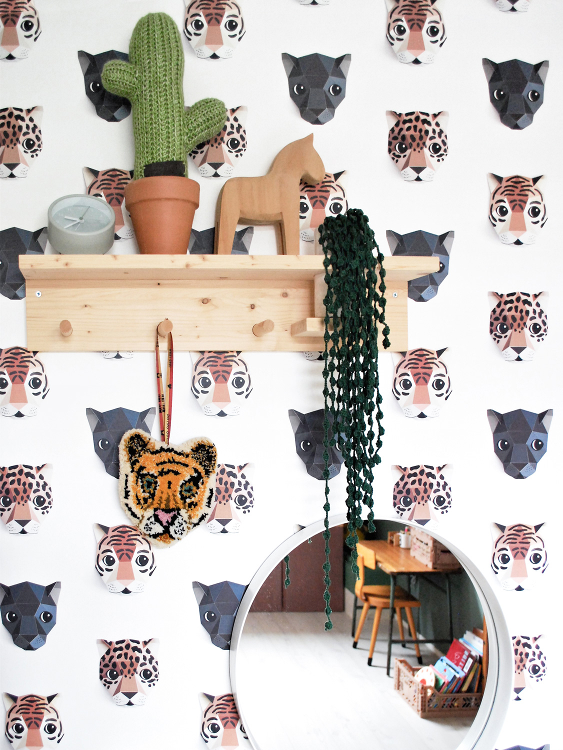 Tapete Panthera - White