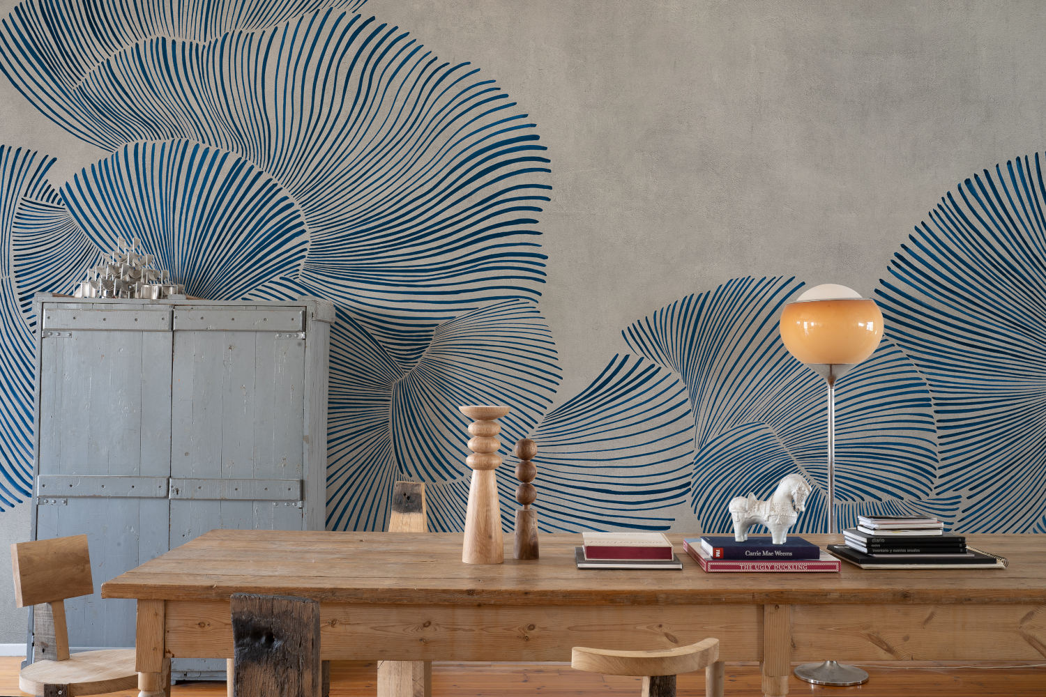 Wandbild Diving Moment - Blue