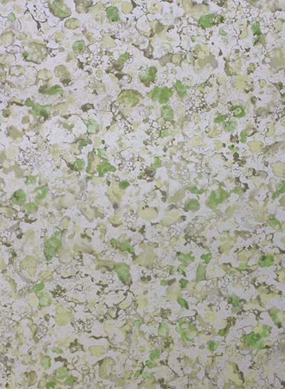 Tapete Ebru - Metallic Silver/ Chartreuse