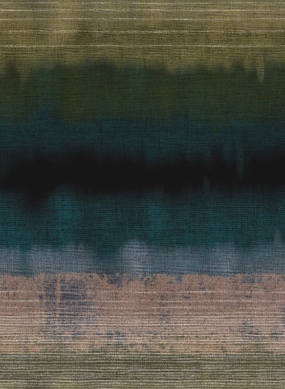 Wandbild Bedrock - Teal Green Kupfer