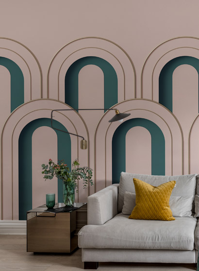 Wandbild Arch Deco