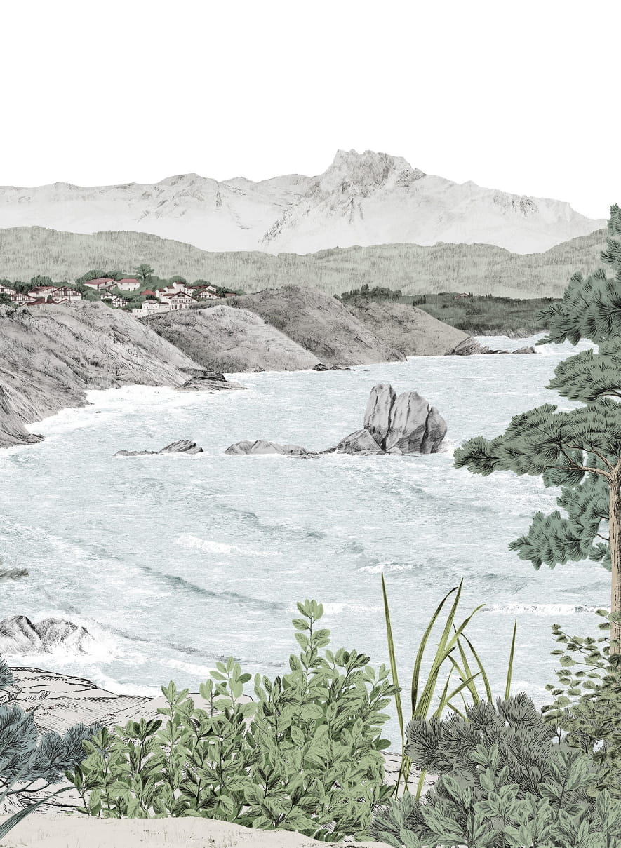 Papier peint Euskadi - Naturel Panel C
