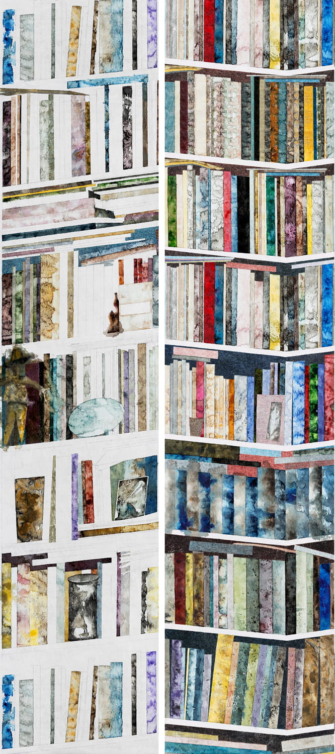 Carta da parati Bibliothèques - Original Panel A