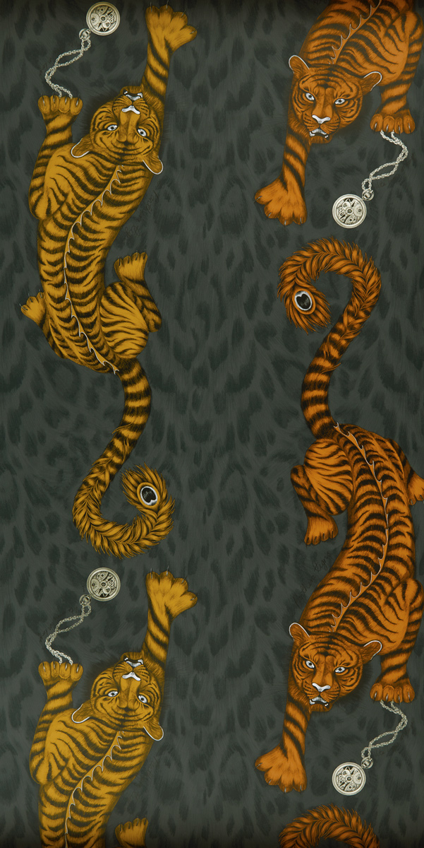 Tapete Tigris - Flame