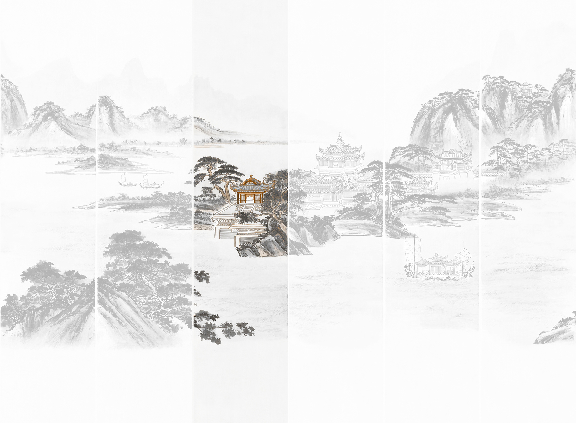 Wandbild Kaisui - Grafic Panel 3