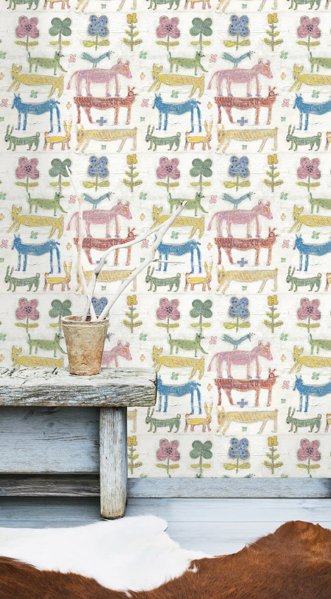 Tapete Stacked Animals - WP20277