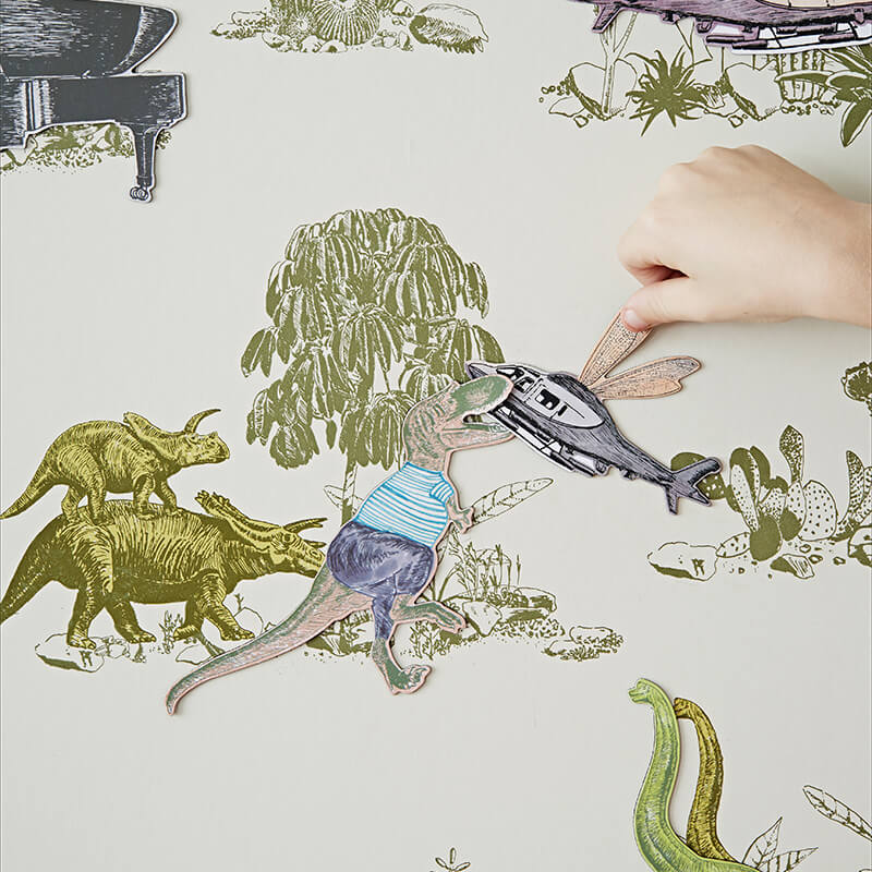 Tapete Dino - Yellow/ Green