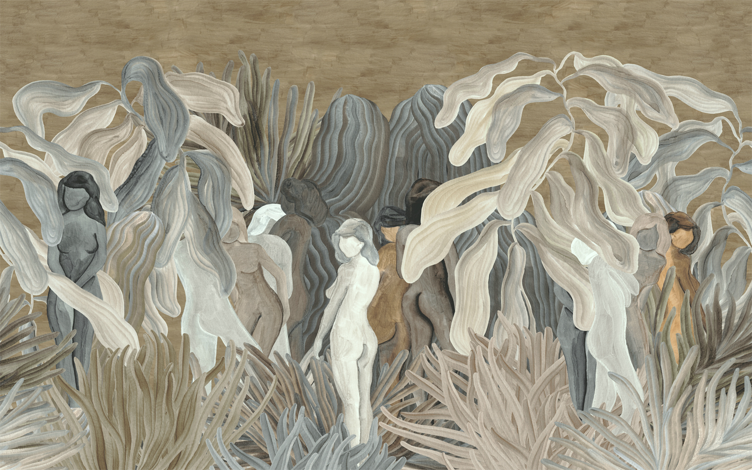 Wandbild Secret Silhouettes - Desert Dust