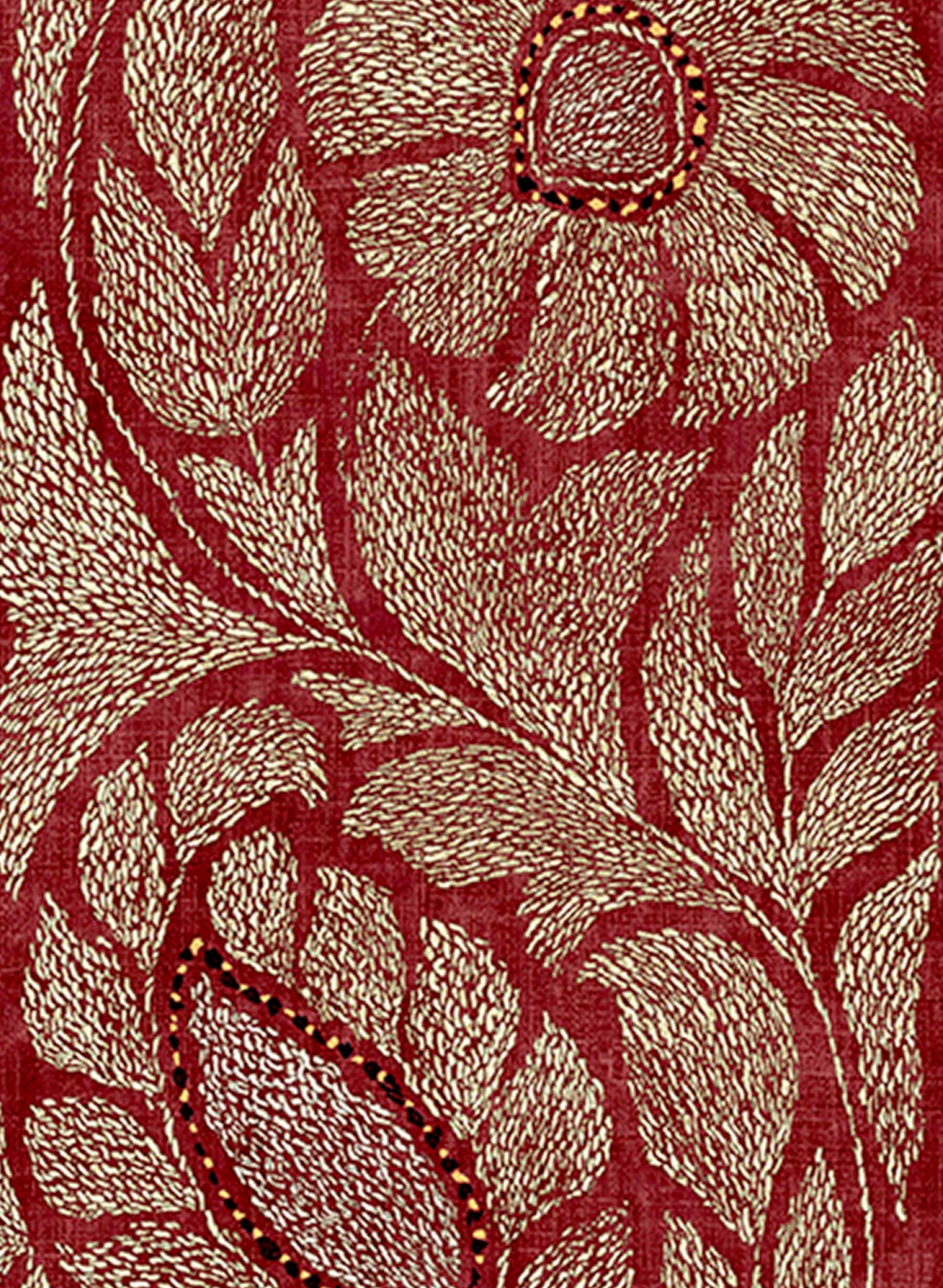Tapete Kashmiri - Garnet Gold