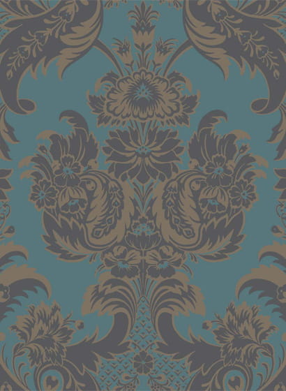 Tapete Wyndham - Teal/ Charcoal
