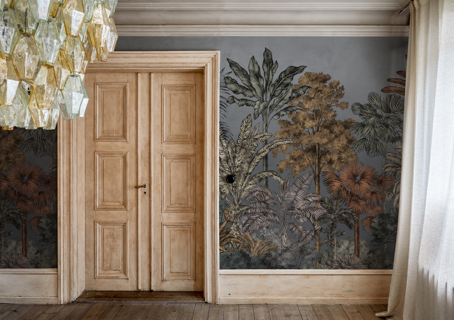 Wandbild Tropical Bellewood - Night