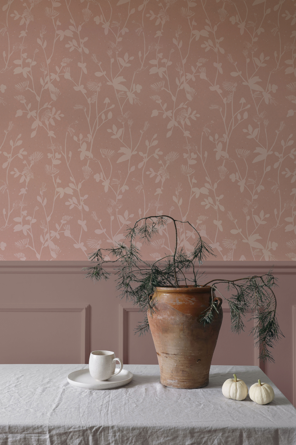 Tapete Feather Plant - Blush