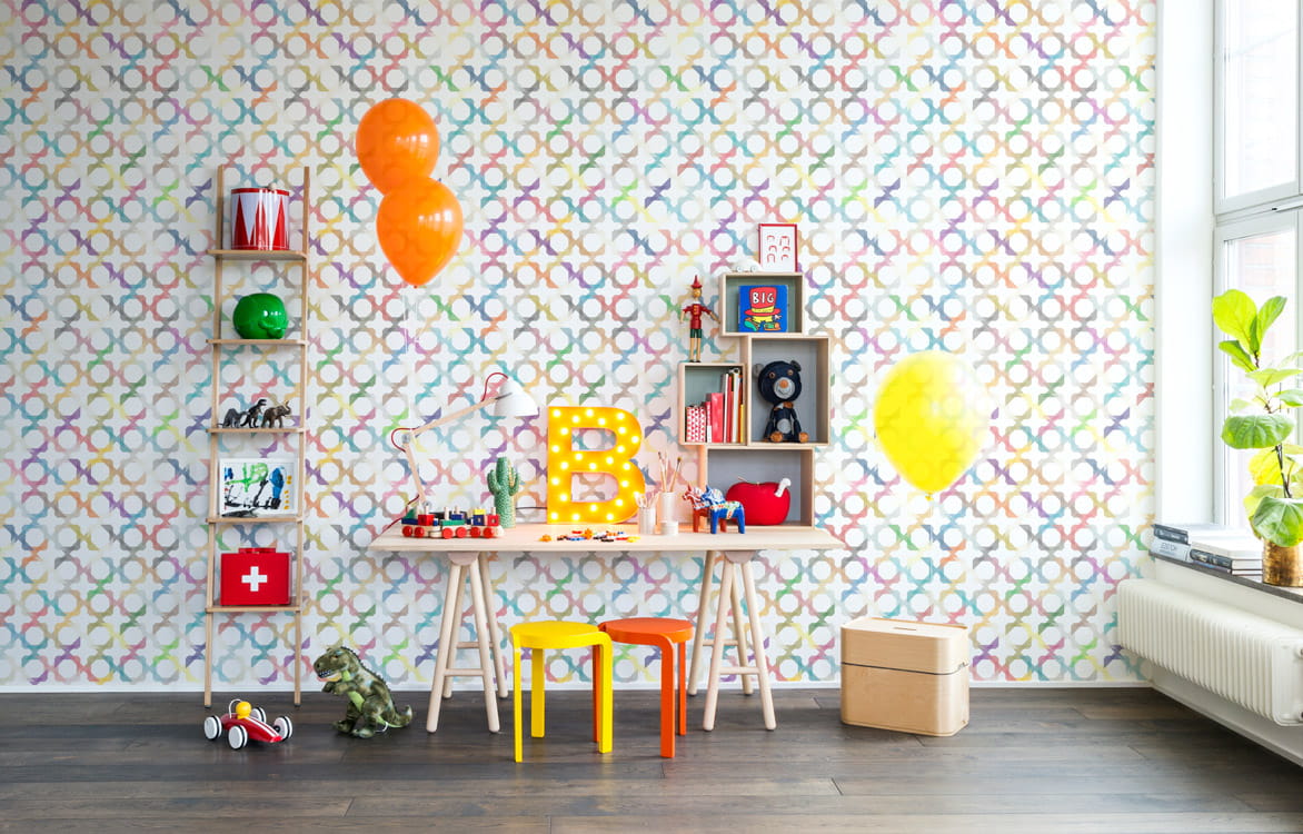 Wandbild Patchwork Play - Multi