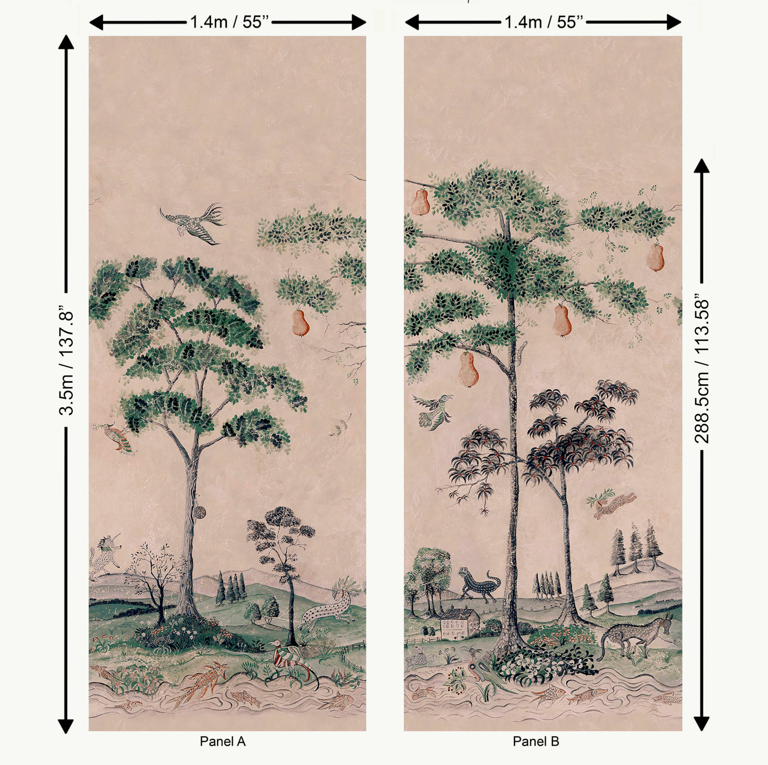 Wandbild Mythical Land - Daybreak
