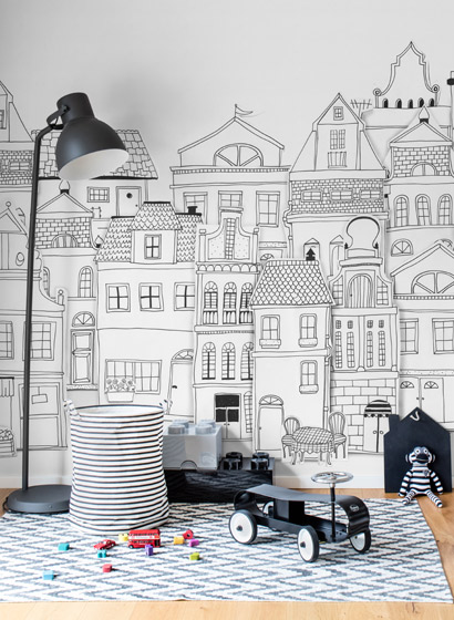 Wandbild London Houses