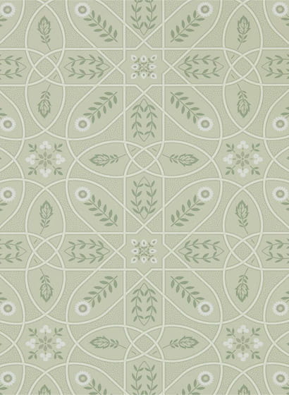 Tapete Brophy Trellis - Sage Linen