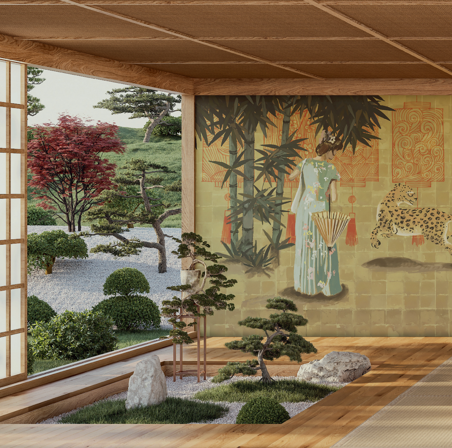 Wandbild Un Conte Fantastique - Panel 1