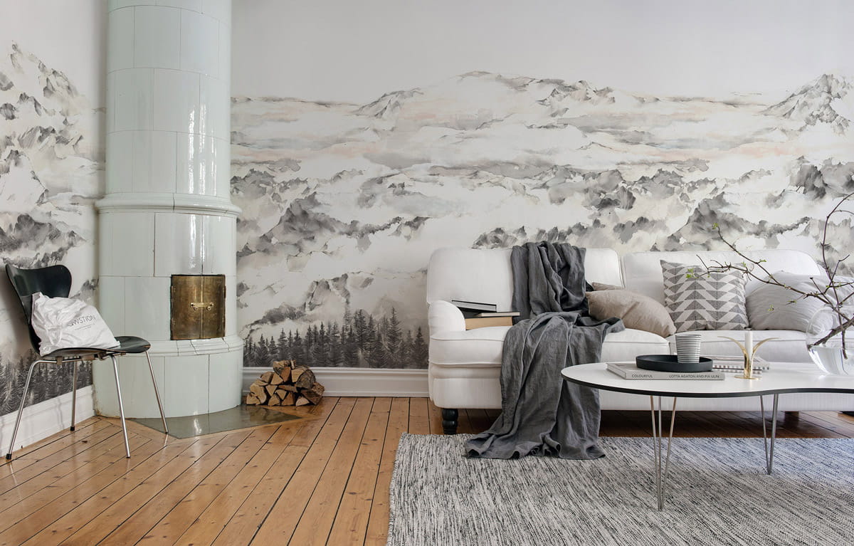 Wandbild Hope Mountains