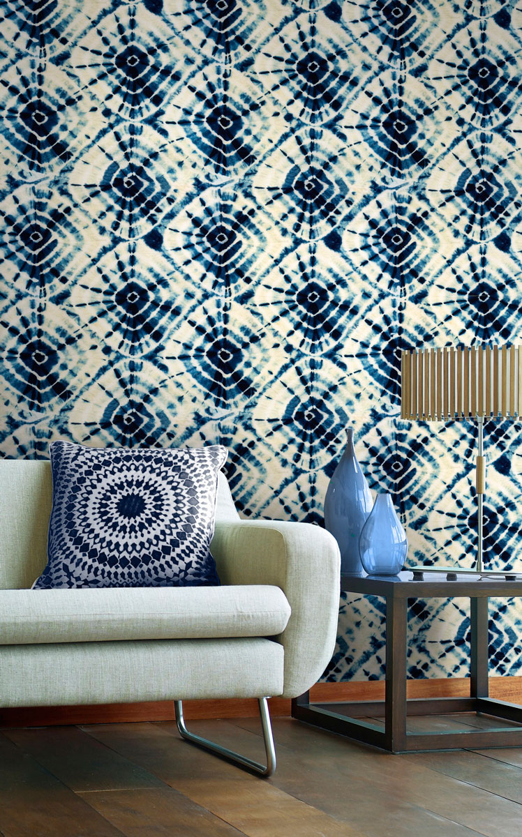 Tapete Shibori Swirls - WP20205