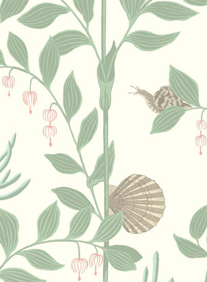 Tapete Secret Garden - Soft Green