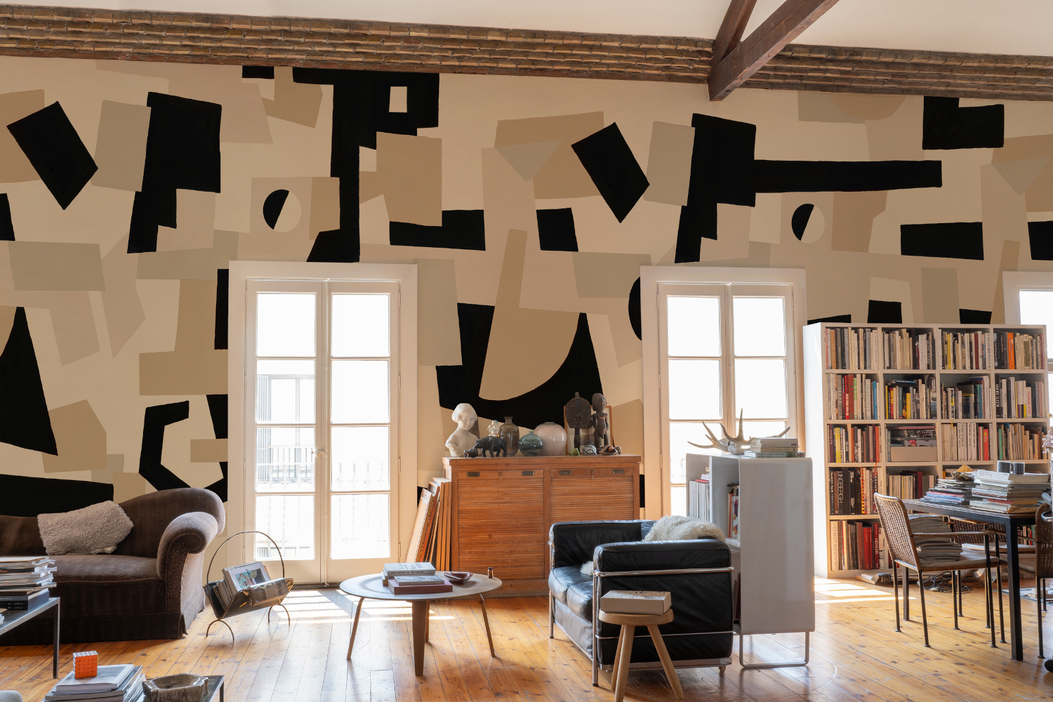 Wandbild Cubic Experience - Black and White